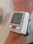 Gurin Digital Automatic Wrist Blood-pressure Monitor Heart Rate Gauge 5-8". Fixed Price $10.16.