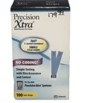 Abbott 100 Precision Xtra Blood Glucose Test Strips Sealed New-see Below. Fixed Price $99.88.