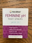 Nutrablast Feminine Ph Test Strips 3.0-5.5 Easy To Use. Fixed Price $11.00.