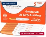 Ihealth Pregnancy Test 5-PACK Value Kit Ultra Sensitive Early DETECTION(10MIU/. Fixed Price $15.86.