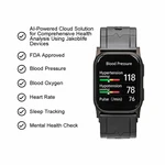 Grey Metal Blood Pressure & Health Matrix Smartwatch, Fda 510(K) Cleared,. Fixed Price $129.99.