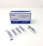 Disposable Stainless Steel Lancets Individually Foil Wrapped By Box Of 200. Fixed Price $19.40.