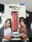 Myid Sport By Endevr Medical Bracelet White Salmon Child Factory Packaged. Fixed Price $9.99.