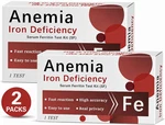 Iron Deficiency Test Kit For Home Use 1 Pack Rapid & Accurate Ferritin. Fixed Price $35.99.