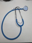 Stainless Steel Dual Head Stethoscope, Blue / White Used. Fixed Price $19.99.