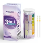 Assutest Uti Strips 3-IN-1 Advanced Urinary Tract 50 Count, Purple. Fixed Price $10.36.