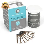 Blood Glucose Test Strips TD-4279 Keto Mojo Bluetooth Meter Compatible 50CT. Fixed Price $39.99.