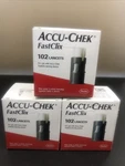 Accu-chek Fastclix 102 Lancets (pack Of 3) Exp 2028. Fixed Price $29.00.