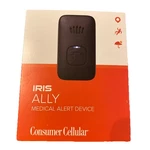 Consumer Cellular Iris Ally Medical Alert Device Used W/charging Dock, Bk. Fixed Price $25.99.