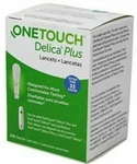 Onetouch Delica Extra Fine 33 Gauge Lancets New Box 100 Per. Fixed Price $11.99.