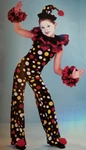 Adult Large Clown Complete Costume W/ Hat, Cuff, Collar, Poms Included! Dance. Fixed Price $20.40.