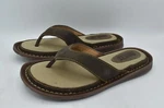 Born Mens Size 8 Owen Dark Grey Distressed Leather Flip Flop Thong Sandals Shoes. Fixed Price $75.21.