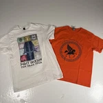 Percy Jackson T-shirts Lot Of 2 Camp Half Blood & Eras Tour Designs Kid. Fixed Price $24.00.