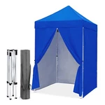 Eagle Peak 5X5 Small Pop Up Portable Instant Canopy With 4-SIDE Wall Panels. Fixed Price $144.99.