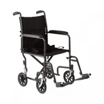 Medline Basic Steel Transport Chair 19" Seat 8" Wheels 300 Lb. Weight Capacity. Fixed Price $101.01.