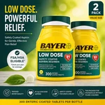 Bayer Low Dose Aspirin Regimen 81MG Pain Reliever Enteric Coated Tablets, 300 Ct. Fixed Price $67.99.