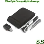 New Fiber Otoscope Ophthalmoscope Examination Led Diagnostic Ent Set Kit-black. Fixed Price $17.50.