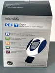 Microlife Pef 1 Peak Flow Meter, 240 Mem/track/analysis Free Bands - Open Box. Fixed Price $22.00.