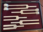 Grafco Tuning Forks Vintage Set Of 5. Fixed Price $39.99.