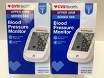 Cvs Health Series 100 Upper Arm Blood Pressure Monitor, Lot Of 2. Fixed Price $29.95.