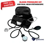 Dixie Ems Adult Bp Cuff Dual Head Stethoscope And Blood Pressure Kit - Black. Fixed Price $18.95.