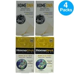 Homedna Ancestry Analysis + Report Test Kit 4 Pack New. Fixed Price $48.00.