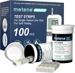 New Box 100 Count Metene AGM-513S Test Strips For Diabetes / Not TD-4116. Fixed Price $17.95.