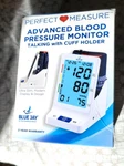 Blue Jay Perfect Measure Advanced Blood Pressure Monitor Talking W. Cuff Holder. Fixed Price $31.00.