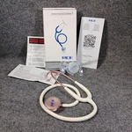 Mdf Acoustica Stethoscope White Rose Gold Metal Dual Head Lightweight. Fixed Price $25.00.