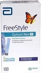 Abbott Freestyle Optium Neo Blood Glucose (100 Test Strips) Ship.. Fixed Price $21.25.