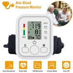 Digital Automatic Blood Pressure Monitor Upper Arm Bp Machine Heart Rate. Fixed Price $8.99.