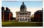 Boston Massachusetts : Hospital Scene M/30 BE6498. Fixed Price $5.18.