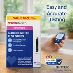 Cvs Health Advanced Glucose Meter Test Strips Diabetes 200 Count - Exp 2/2027. Fixed Price $28.95.