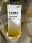 Ketostix 2880 Ketone Urine Test Strips For Urinalysis 50 Count Bottle Exp. 05/27. Fixed Price $18.99.
