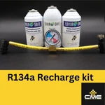 Enviro-safe Refrigerant Kit W/ Dye + Stop Leak Gauge R134A Replacement Usa. Fixed Price $45.99.