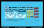 Scale Canadian National 1501 Cn Test Track Rdc Decal Set. Fixed Price $15.99.