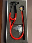 3M Stethoscope Cardiology Iv 6176 Red/rainbow With Black Tube. Fixed Price $99.99.
