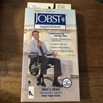 Jobst Mild Compression Knee High Sock Closed Toe 8-15 Mmhg Medium Black Men. Fixed Price $19.99.