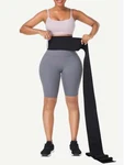 Black Latex Tummy Wrap Compression Band Higher Power. Fixed Price $45.99.