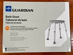 New Medline Durable Round Shower Stool Aluminum 300LBS, Gray. Fixed Price $19.95.