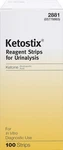 Reagent Strips For Urinalysis, Measure Ketone Levels, 100-COUNT Box. Fixed Price $27.45.