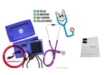 New Purple Stethoscope And Blood Pressure Set #330 + Free Gift Pocket Organizer!. Fixed Price $25.99.