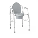 Medline Drop-arm Bedside Commode With Padded Seat And Back, Model G1-301DPX1. Fixed Price $89.95.