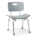Medline Aluminum Shower Chair With Back. Fixed Price $28.85.