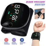 Led Blood Pressure Monitor Wrist Rechargeable Voice Broadcast Heart Rate Machine. Fixed Price $9.49.