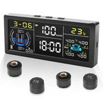 9-IN-1 Tire Pressure Monitoring System 6.5-INCH Lcd Display Solar Tpms 4 Sens.... Fixed Price $80.70.
