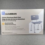 Medical Bathroom Safety Shower Tub Bench Chair Seat W/ Back New Guardian Medline. Fixed Price $18.99.