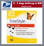 Freestyle Lite Blood Glucose Diabetic Test Strips 100CT 27/6 Or 1/28 Us Shipper. Fixed Price $29.95.