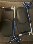 Medline Wheelchair Leg Rest Elevating Blue. Fixed Price $49.99.