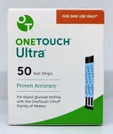 One Touch Ultra Diabetic Blood Glucose Test Strips 50 Count New Exp. 08/31/2026. Fixed Price $16.99.